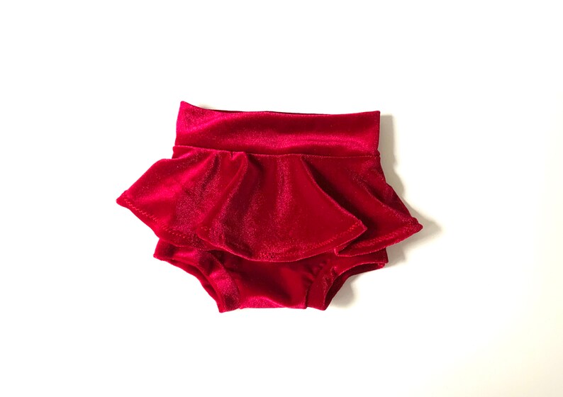 Red Velvet Skirted Bummie toddler Valentine\u2019s Day velvet diaper cover diaper cover Girls bummies bummies