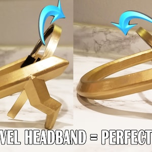Adjustable 24Karat Mercy Halo + Headband Prop | DIY Kit & Completed