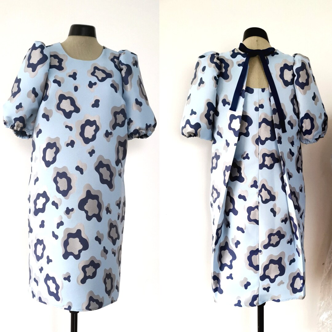 long sleeve dress beige Midi H&M black satin shift Size:US22+ sweetheart neckline dress