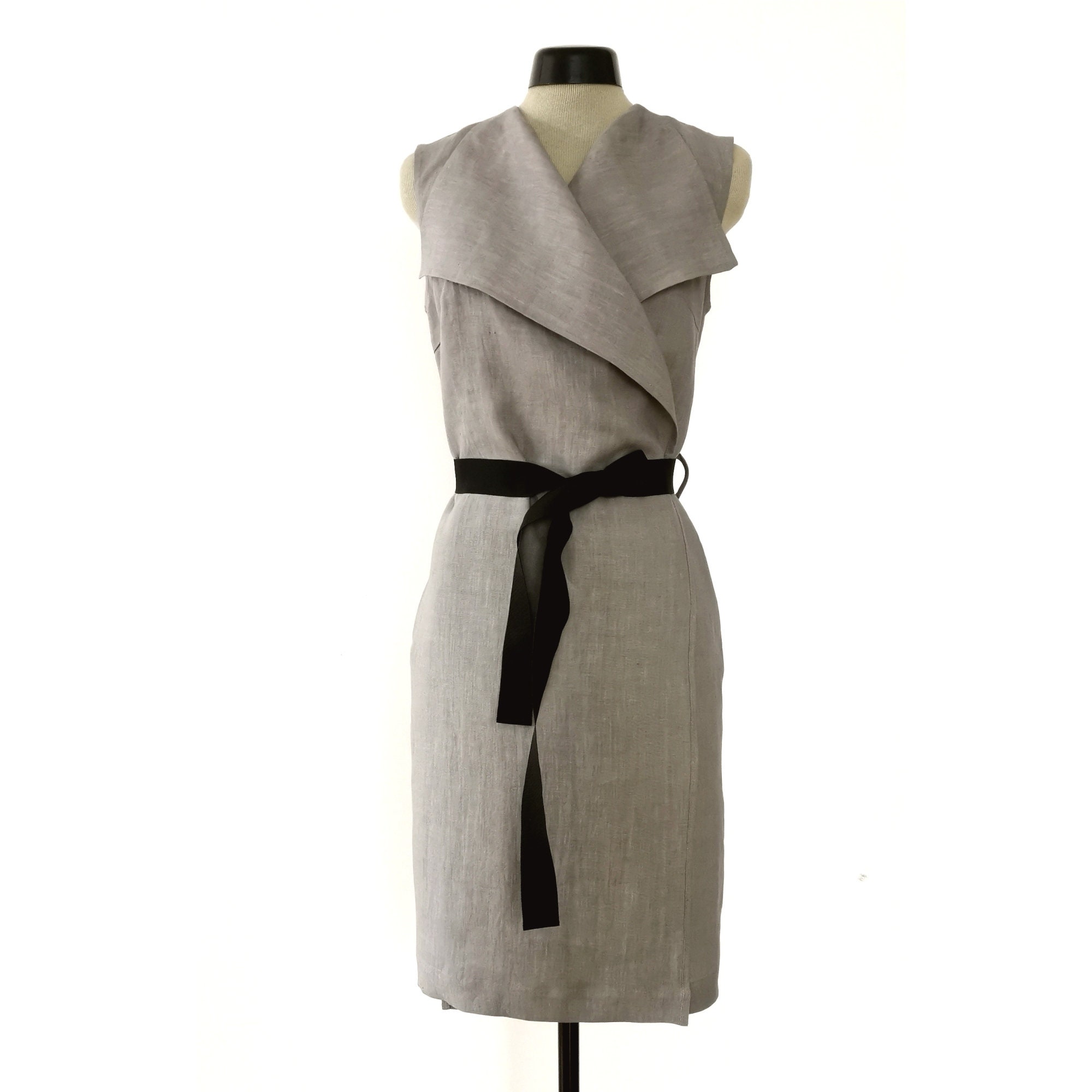 J crew linen wrap dress online