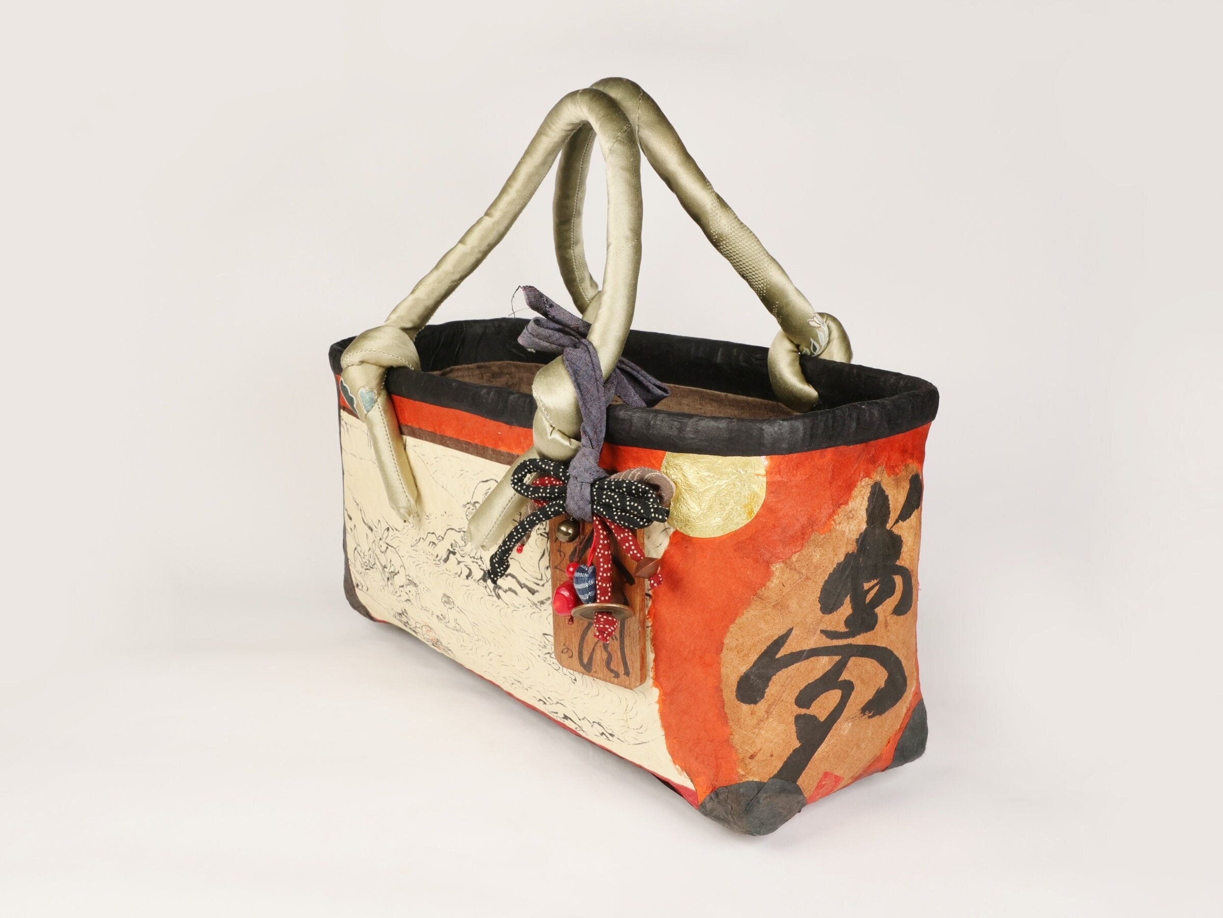 Japanese Handbag Shoes Set Kimono Silk Purse Japanese 