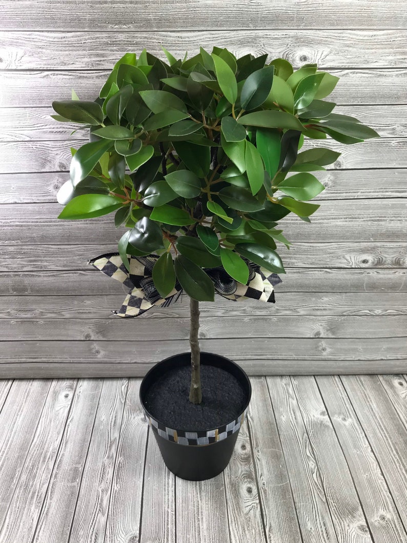 Silk Topiary Tree 14 Etsy