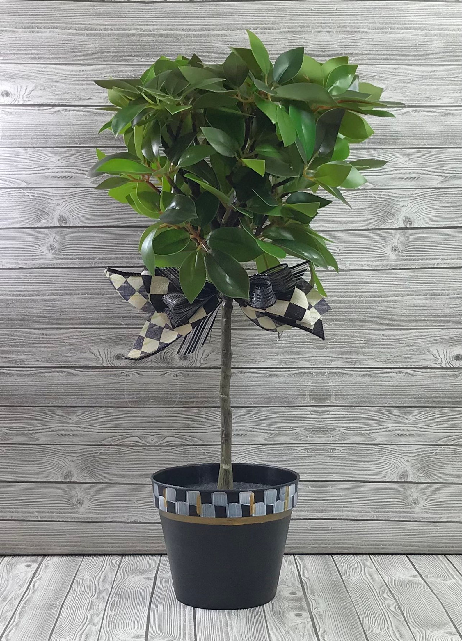 Silk Topiary Trees In Pots at Steven Andrew blog