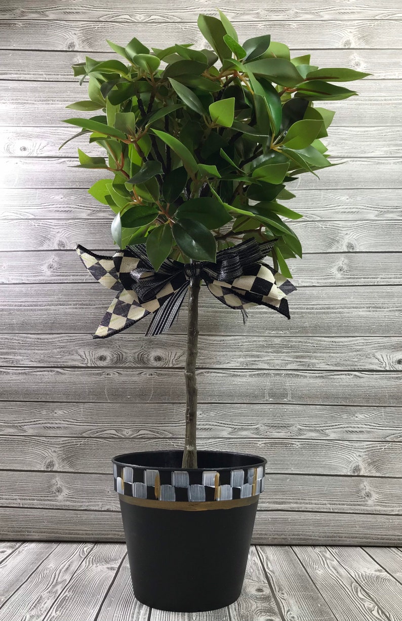 Silk Topiary Tree 14 Etsy