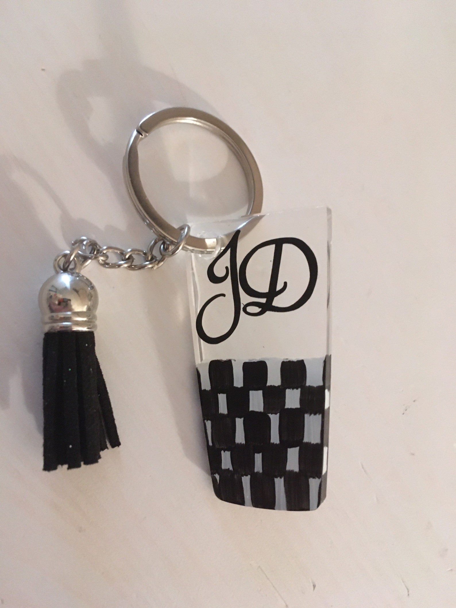 Keychain mini tumbler shape Etsy
