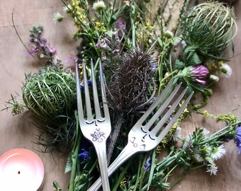 Reserved Listing (currently not for sale), Wedding Forks, Mr. and Mrs., Bride and Groom, Weddin Utensils, Wedding Shower, Bridal Shower