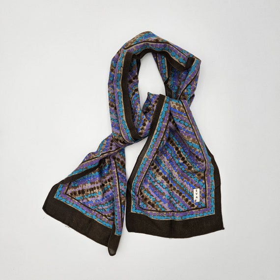 Vintage Eva MT rectangular scarf - image 2