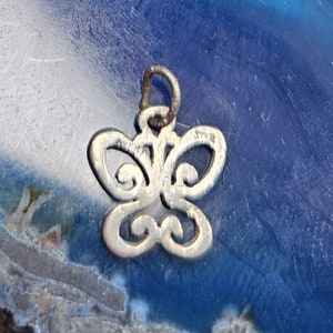 James Avery Charm Bracelet and Butterfly Charm - Vintage - Sold individually