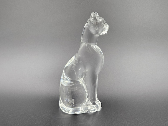 baccaratクリスタルゴルファー彫刻 約24cm バカラ Baccarat 鷹 ファルコン クリスタル フィギュリン