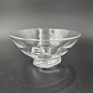 Steuben Spiral bowl designed by Donald Pollard Shape 8060 - 7 inches wide
