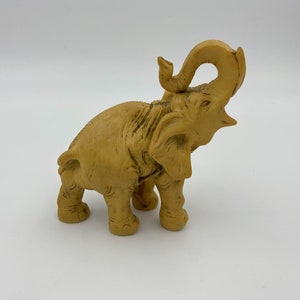 Elephant Figurine made of Resin - 5 inches tall