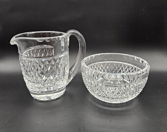 Pichet à crème et sucrier Waterford Crystal Colleen Pattern