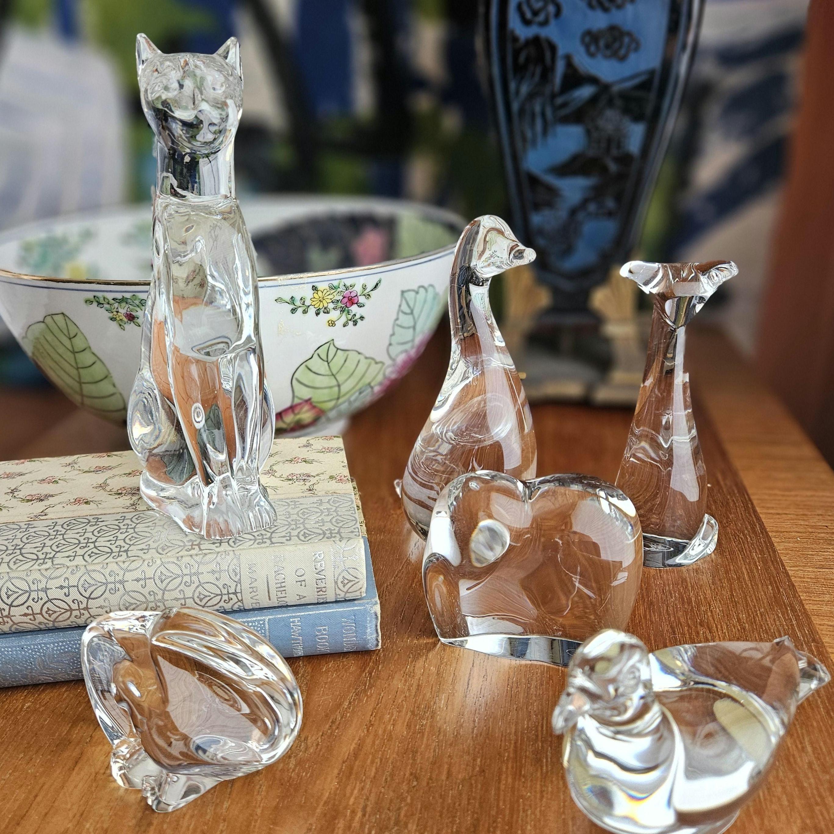 baccaratクリスタルゴルファー彫刻 約24cm バカラ Baccarat 鷹 ファルコン クリスタル フィギュリン