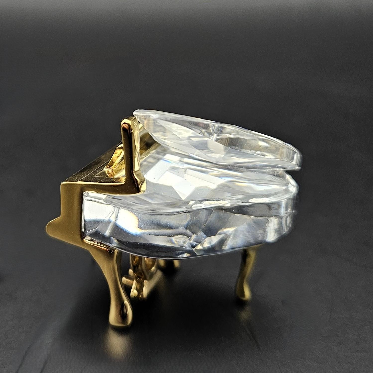 Miniature Swarovski Crystal Piano From the Crystal Memories