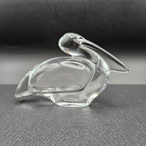 Lead Crystal Pelican - Etsy