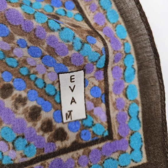 Vintage Eva MT rectangular scarf - image 3