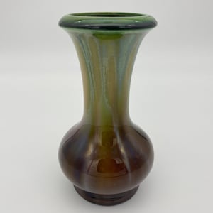 Belgium Drip Glaze Pottery Vase 6 1/2inches