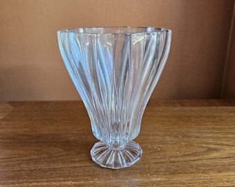 Footed Hurricane Candleholder or Vase