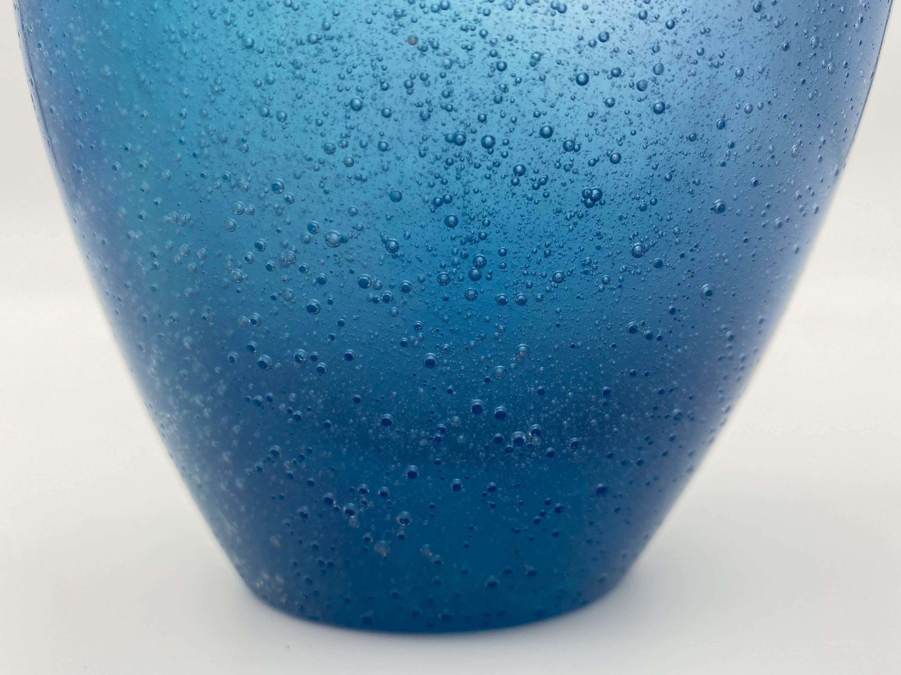 【最終値下げ】ガラス製 青色底部 Daum フランス製 Daum France Pate De Verre 