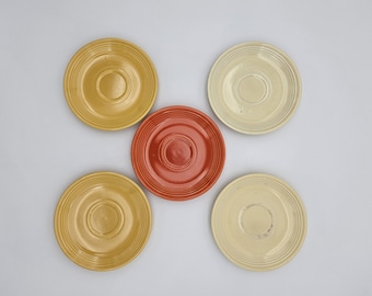 Vintage Fiestaware Saucers Original colors Choice Homer Laughlin