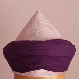 Poudre Mens Haqqani Imamah, Cyprus Style Islamic Cap, Unique Islamic Art, Haqqani Sufi Order, Islamic Men&#39;s Head Wear