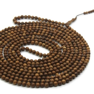 Koka Wood Beads 7 mm Misbaha, 500 Prayer Beads Tasbih Tasbeeh Tesbih Dhikr Prayer Beads TSBK