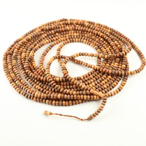 Echte olijfhouten rozenkransen, 1000 gebedskralen Misbaha Tasbih Tasbeeh Tesbih 4,5x6,5 mm Dhikr houten gebedskralen TSBK