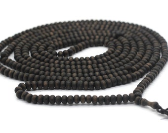 Matte Black Genuine Olive Wood Beads with a tassel, 500 Beads Misbaha Tasbih Zikr Tasbeeh Tesbih 7.5 mm Dhikr Prayer Beads TSBK