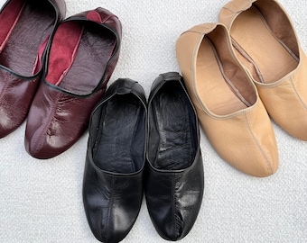 Women Leather Slippers