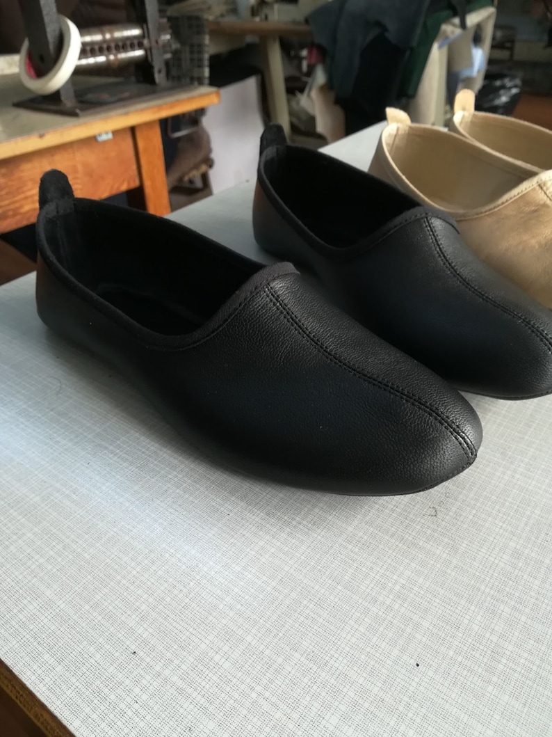 Genuine Leather Handmade Tawaf Shoes Women Size, Winter socks, Shoes, Slippers Islam Mest, Tawaf Socks, Home Shoes image 4