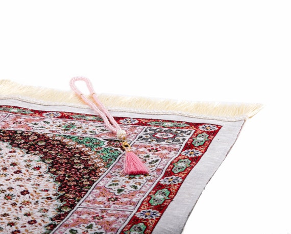 Prayer Mat with Tasbeeh Islamic Gift Traditional Kilim Prayer Rug Turkish Rug Prayer Rug Muslim Janamaz,Islam Sajjada Prayer Mat with Tasbeeh Islamic Gift Traditional Kilim Prayer Rug Turkish Rug Prayer Rug Muslim Janamaz,Islam Sajjada
