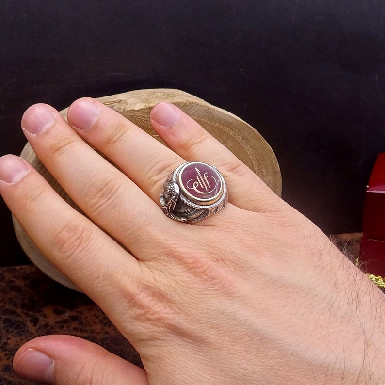 Handmade Sultans Ring Silver Mens Ring Personalized Ring Etsy