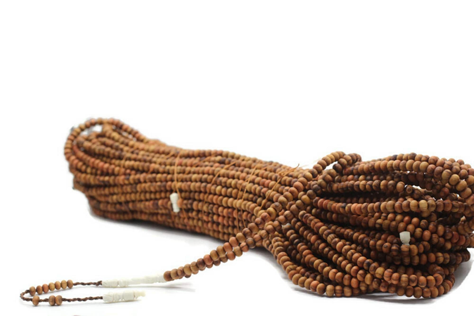 Genuine Olive Wood and Camel Bone Beads, 5000 Prayer Beads Misbaha