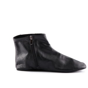 Genuine Leather Black Feet Warmer MEN Size| winter socks | foot warmers socks | Islam Mest Shoes | Slippers Khuffain | Leather Socks