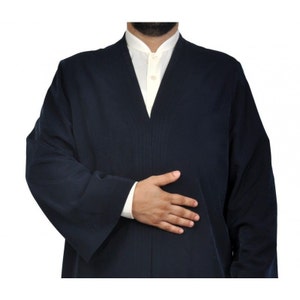 S, M, L, XL, 2XL Plain Mens Wear Black Thobe, Galabiyya, Jubbah, Islamic kurta, Basic Jubbah, Prayer Bisht