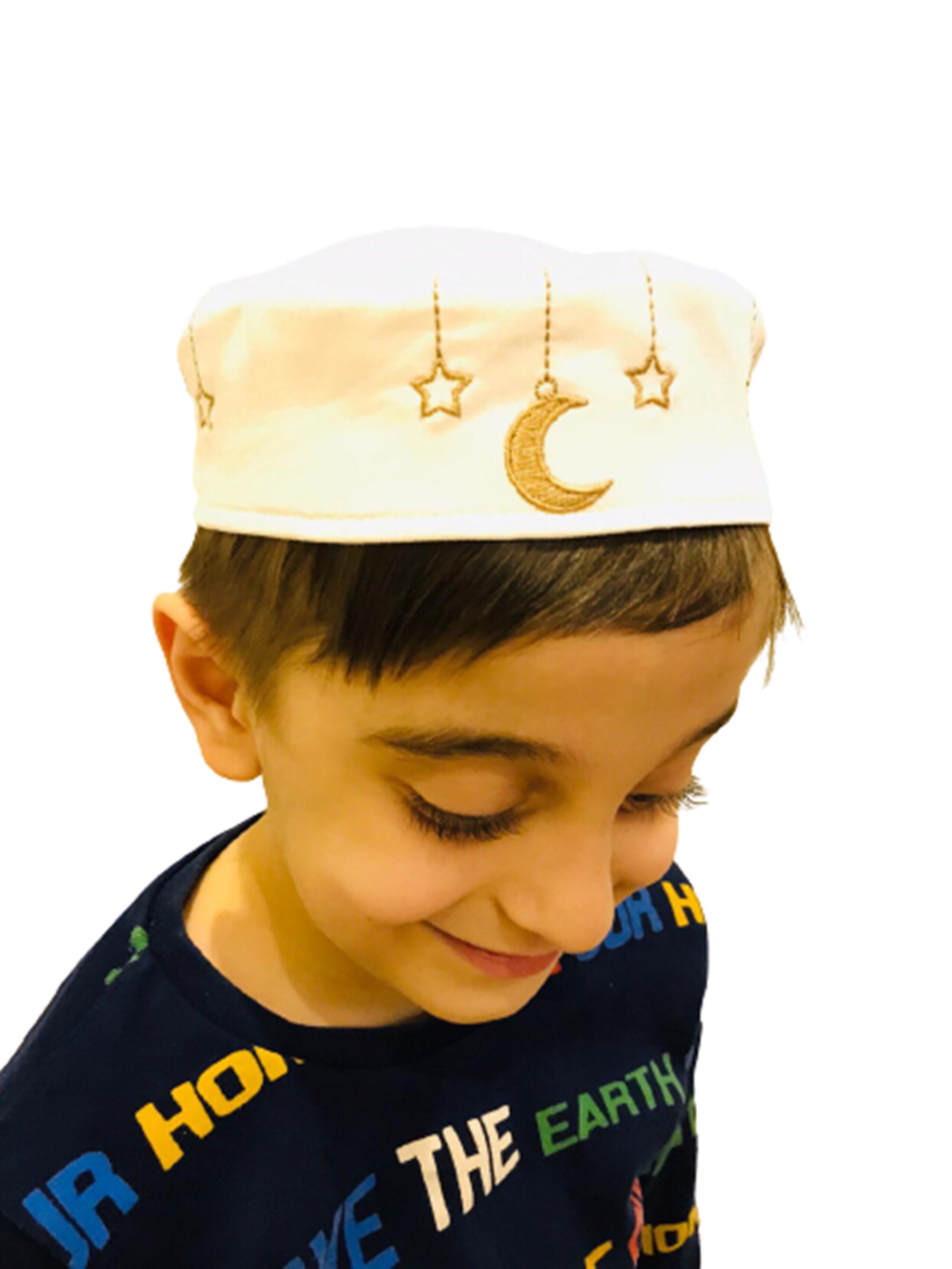 Kids Islamic Hat Morning Moon Kids Hat Sunnah Wear Muslim Etsy