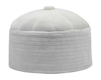 Premium Quality Soft Handmade White Kuwaiti Kufi With
