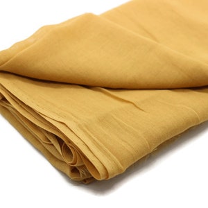 Tessuto avvolgente in puro cotone giallo senape per imamah, turbante per berretto Kufi, panno avvolgente per berretto musulmano