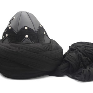 Handmade Leather Black Ertugrul Cap Leather Resurrection - Etsy