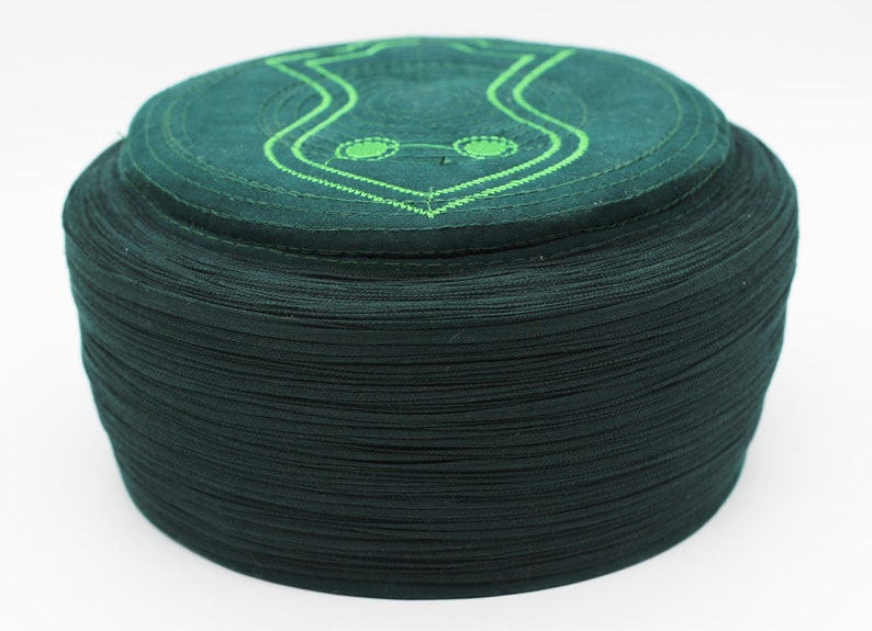 Skul cap \u0635\u0644\u0627\u0629 Takke Handmade Green /& Green Sarik Islam Prayer Hat with The Nalayn Green Kofi Muslim Men/'s Hat Cap Kufi Cap