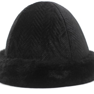 Zwarte Dirilis Ertugrul Style Velvet Taqiyah, Islamitische slijtage Kufi, Winterhoed, Moslim Skull Cap, Taqiyyah hoed, Gebedsmuts, Topi voor mannen
