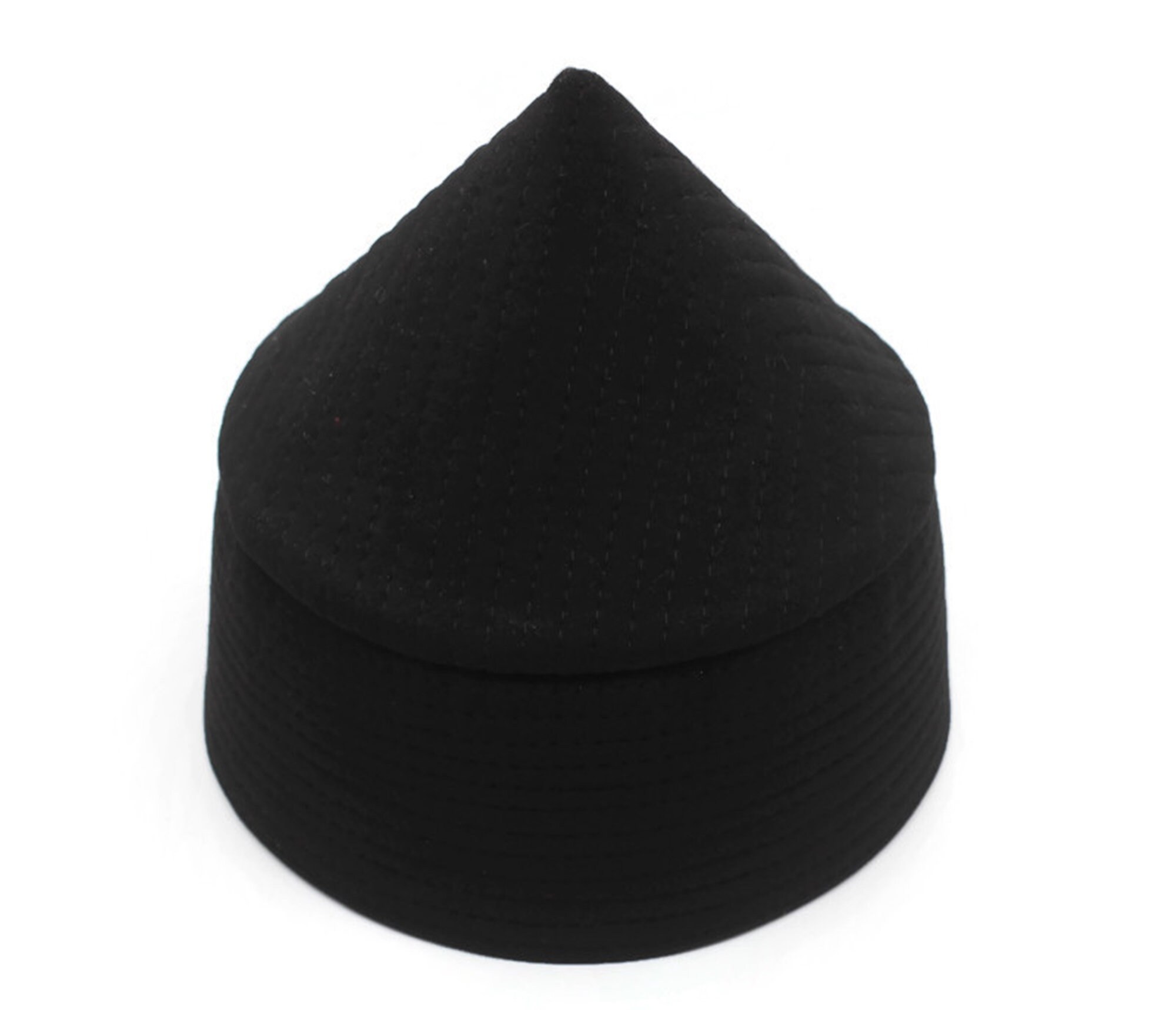 Black Naqshibandi Kufi Muslim Takke 
