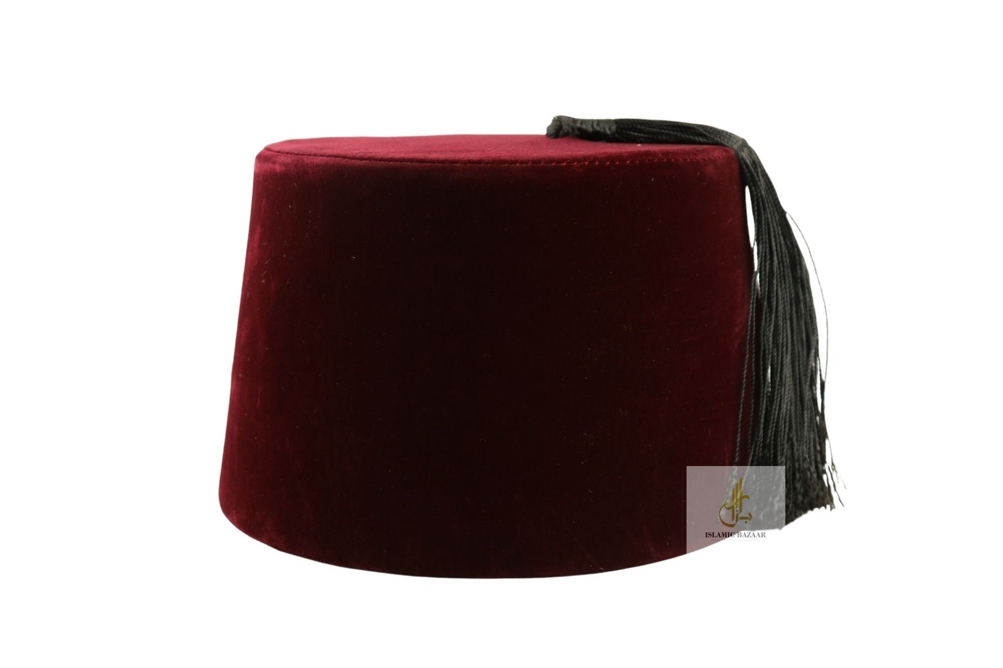 Egyptian Turkish Red Fez Tarboush Hat Black Tassel, Doctor Who Fez Hat Costume Accessories Ottoman Fes Pasha Hat for Sultan