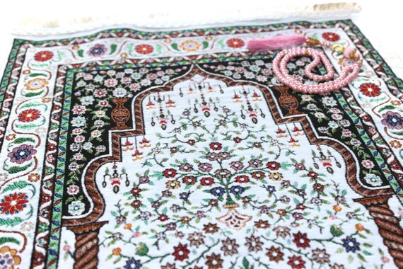 Muslim Prayer Mat Carpet Style kid,s maniwal  Islamic  Seccade Namaz Rug 