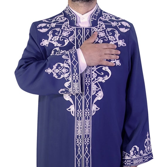Jubbah Imam Jubbah Imam Robe Harakani Mosterd Groen Gebedskleed Gebedsjurk Kleding Herenkleding Pyjamas & Badjassen Jurken Islamitische Mens Jubbah Punto Jubbah Cübbe Islamitische Herenkleding 