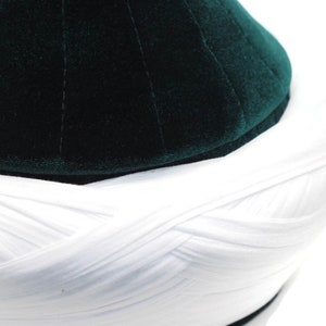 Handmade Green Naqshbandi Cap, Cyprus Imamah, Unique Islamic Art, Imam Pagri Islamic Men&#39;s Head Wear