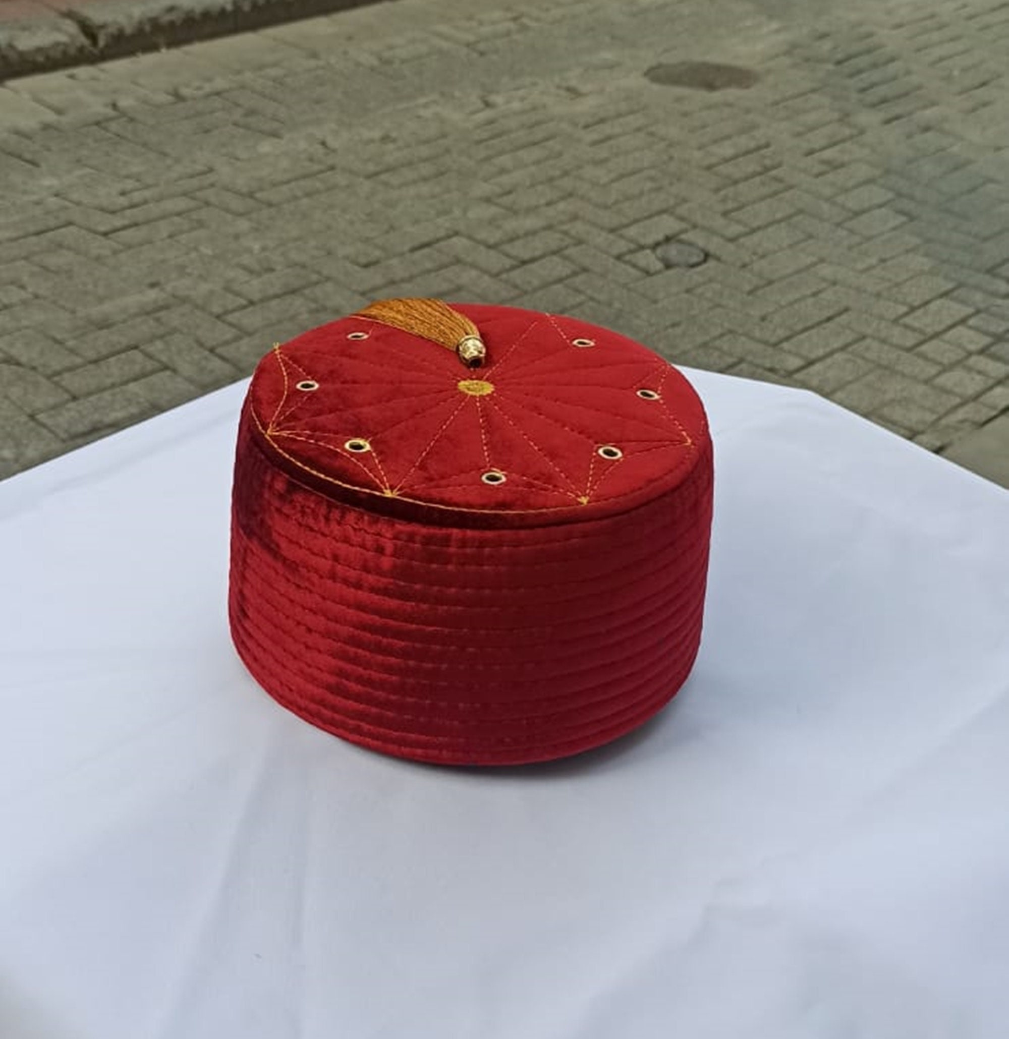 Genuine Red Egyptian Turkish Red Fez 