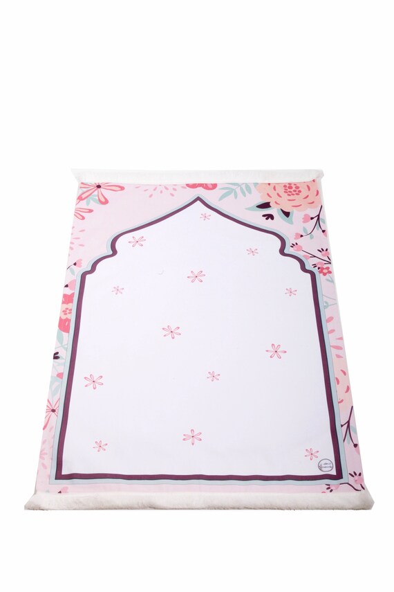 Personalized Prayer Mat for Kids Baby Pink Islamic Praying Etsy