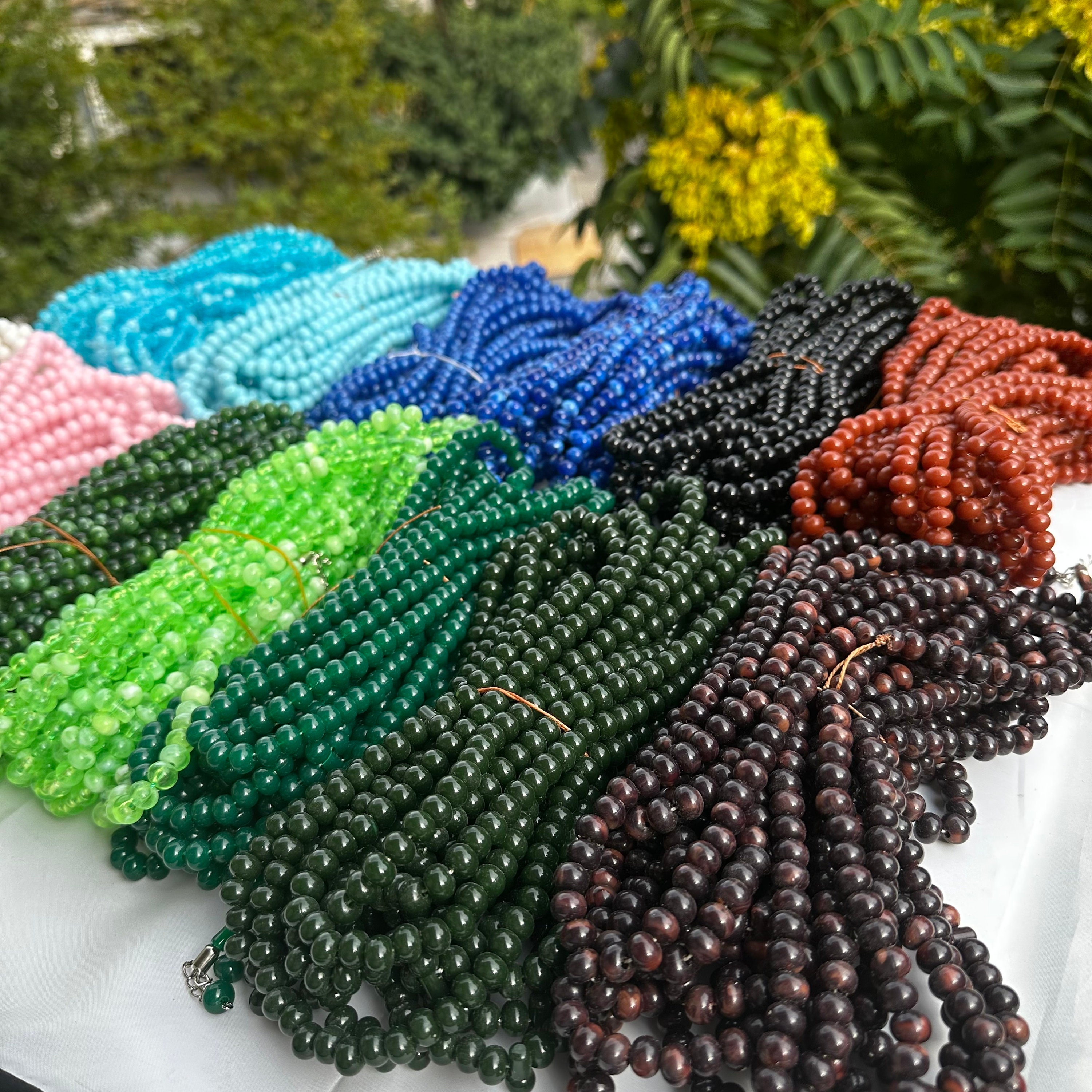 500 Kralen Olijfhout Tasbih Tasbeeh - Islamitische Gebedskralen 4,5x6,5 Mm Voor Dhikr - Handgemaakt In Turkije