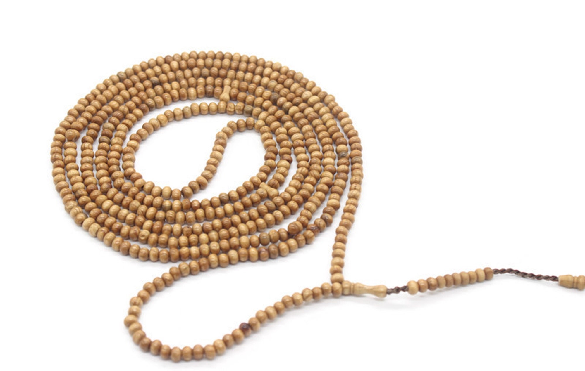 Genuine Melia azedarach Wood Beads, 500 Prayer Beads Misbaha, Tasbeeh Counter Dhikr Tasbih Tasbeeh Tesbih 5x6 mm Dhikr Prayer Beads TSBK